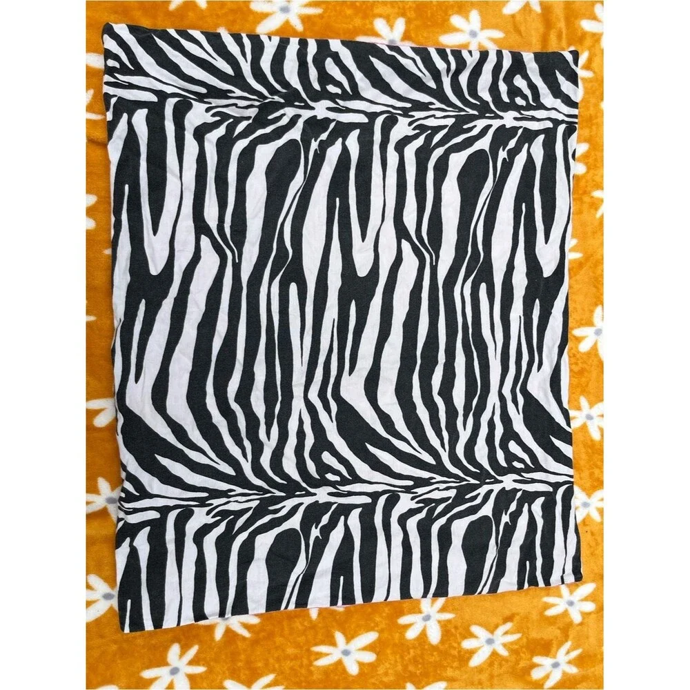Almost Vintage Zebra Print Pink Leopard Print Shams Standard Pillowcases Y2k